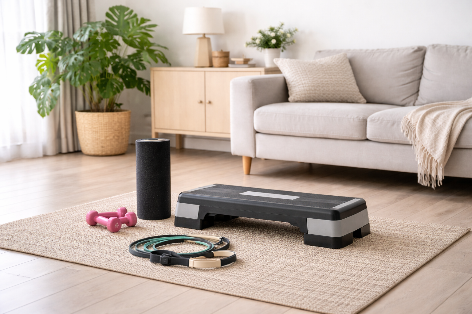 Hjemmetræning med stil – kom i gang med enkle løsninger, der passer ind i dit hjem